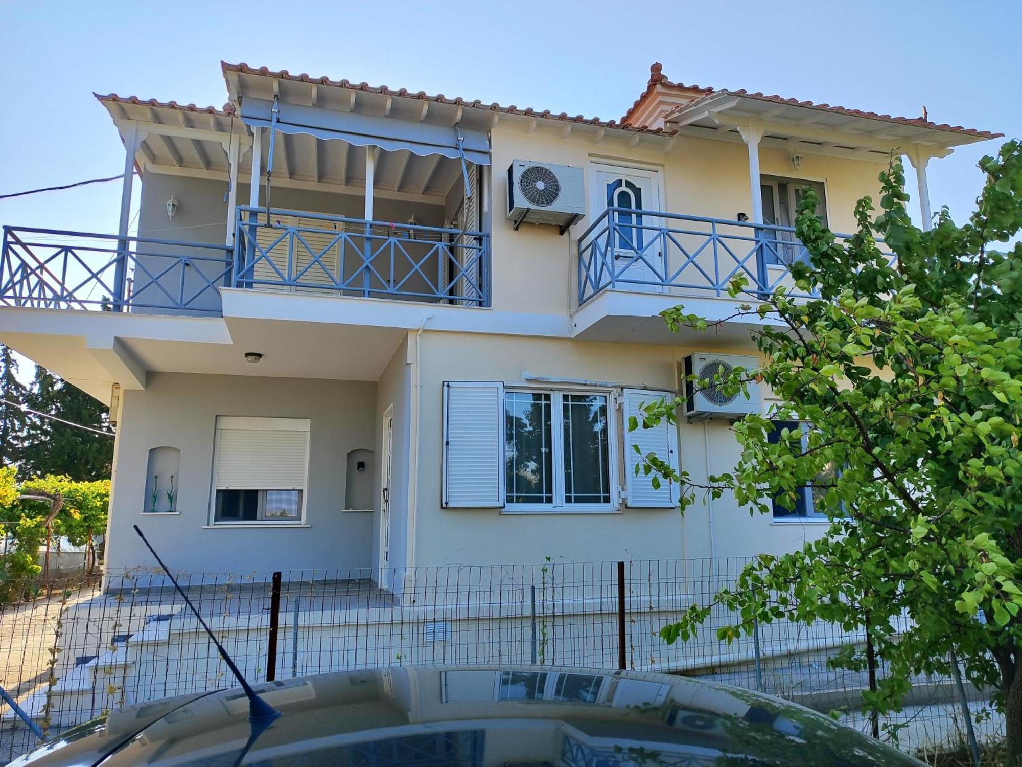 Holiday House With Sea View In Skala Polichnitos Skala Polichnitou Exteriör bild