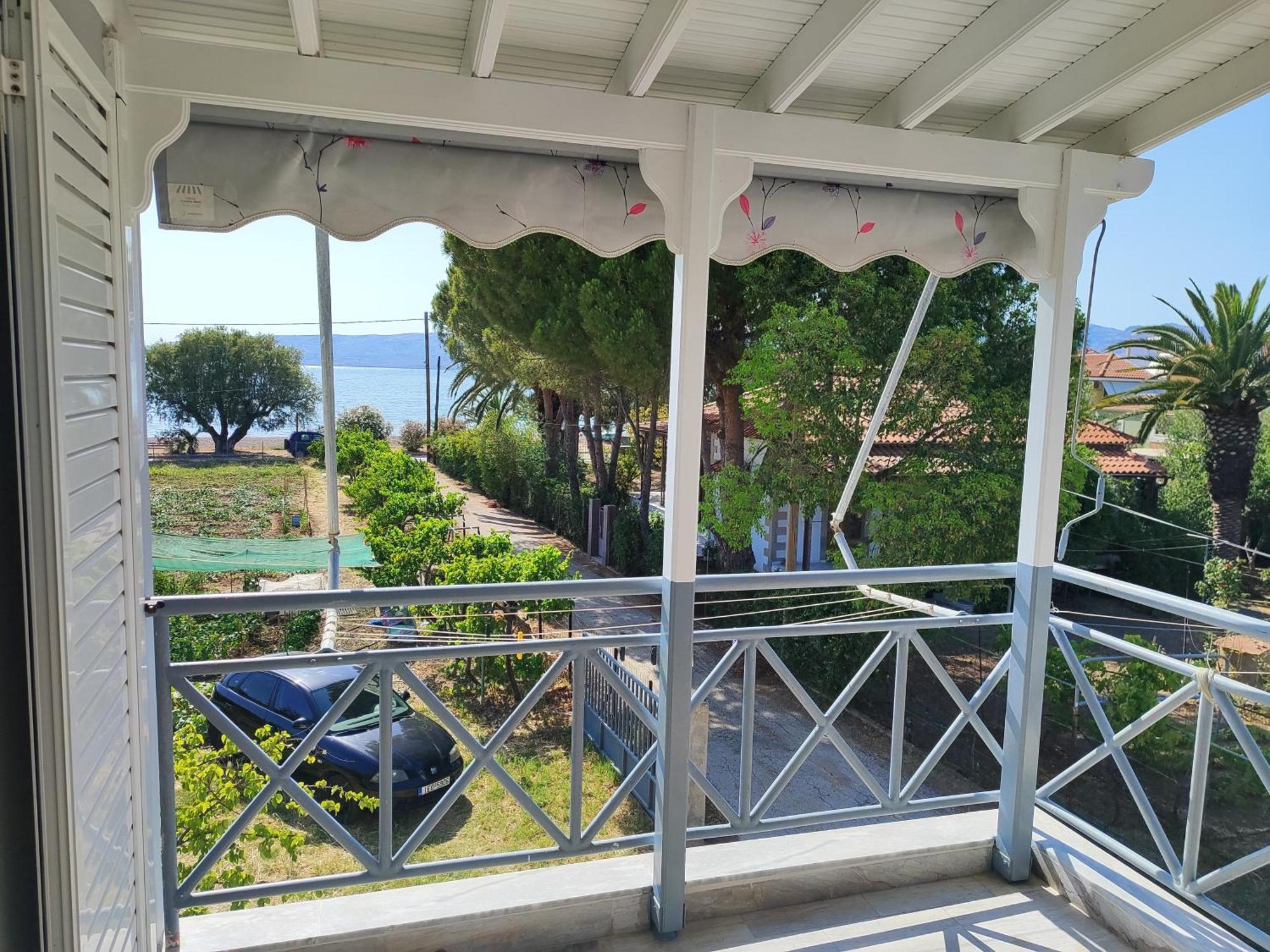 Holiday House With Sea View In Skala Polichnitos Skala Polichnitou Exteriör bild