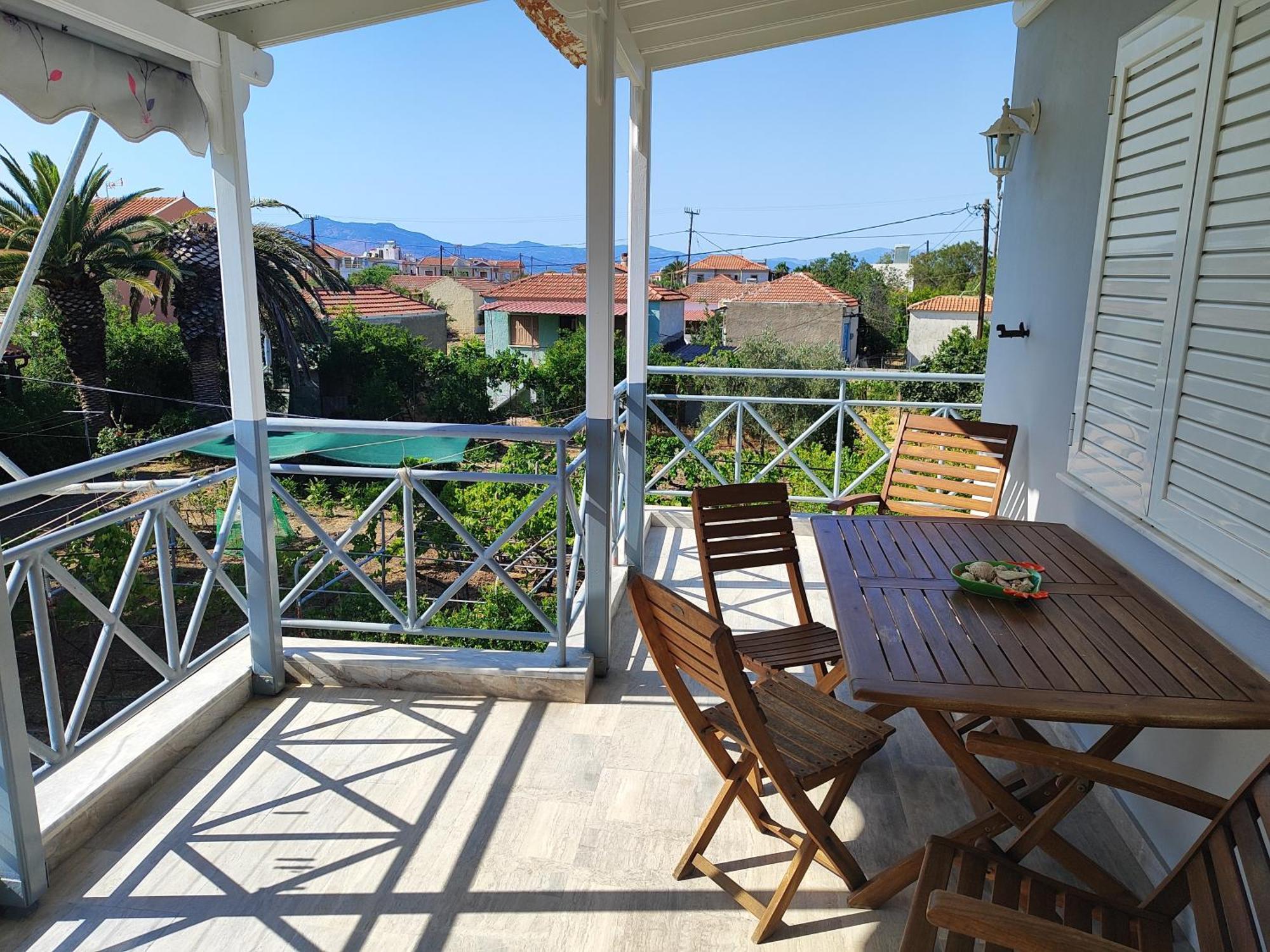 Holiday House With Sea View In Skala Polichnitos Skala Polichnitou Exteriör bild